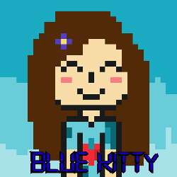 blue kitty 