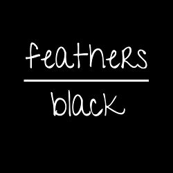 feathers black